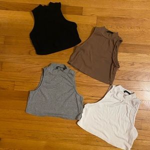all 4 crop tops